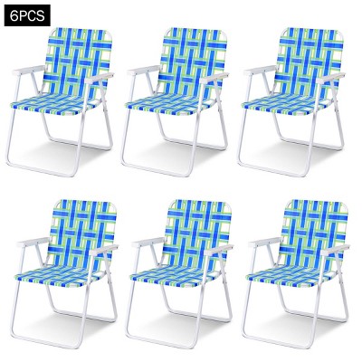 Folding beach chairs target new arrivals