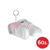 Beistle Baby Shoes Photo/Balloon Holder, 6 Oz, (3/Pkg) Pink - 3 of 3