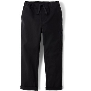 The Children's Place Boys Stretch Roll Cuff Pull On Chino Pants - 1 of 4