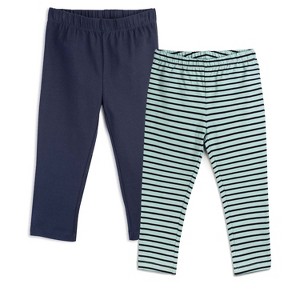 Mightly Girls Fair Trade Organic Cotton, Cropped Leggings 2-pack - 1 of 4