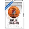 Trends International NBA Portland Trail Blazers - Drip Basketball 21 Framed Wall Poster Prints - 3 of 4