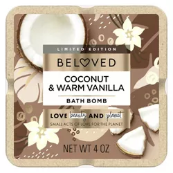 Beloved Limited Edition Coconut & Warm Vanilla Bath Bomb - 4.6oz
