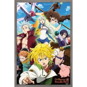Trends International The Seven Deadly Sins: Season 3 - Key Art Framed Wall Poster Prints - 1 of 4