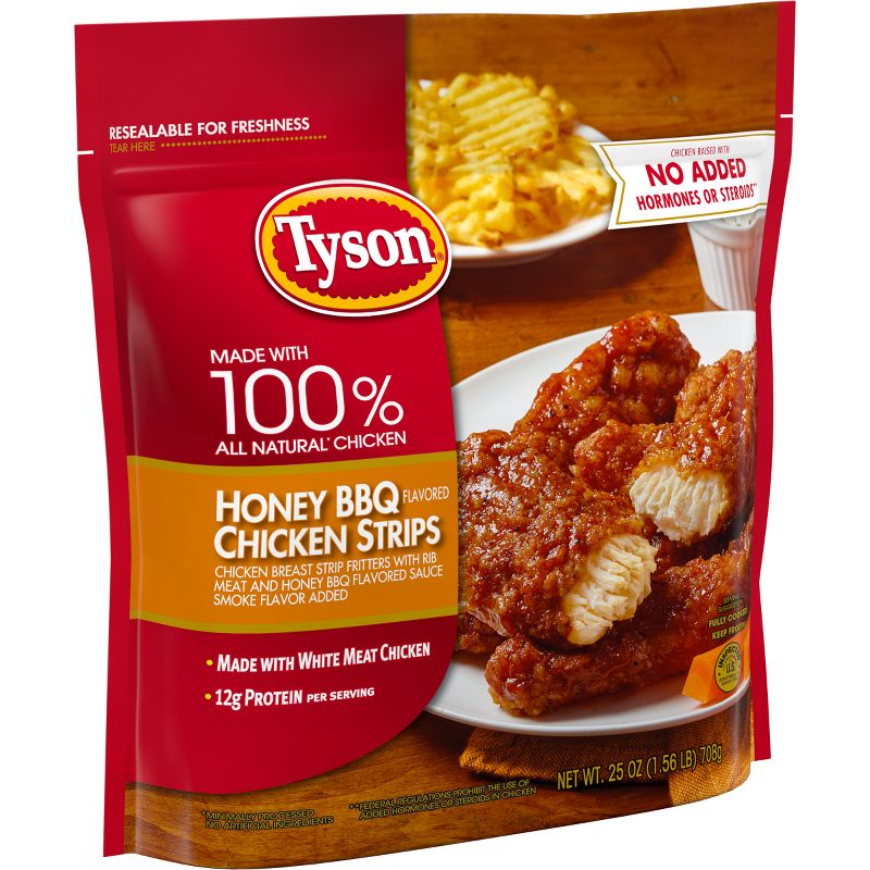 Tyson Honey BBQ Chicken Strips - Frozen - 25oz, 4 of 7