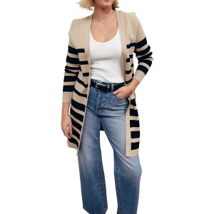 Women's Lagos Stripe Cardigan - DELUC - 1 of 4