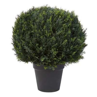 Nature Spring Faux Cypress Topiary Ball – 23"