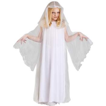 HalloweenCostumes.com One Size Fits Most Girl Haunting Ghost Costume for Girls, White