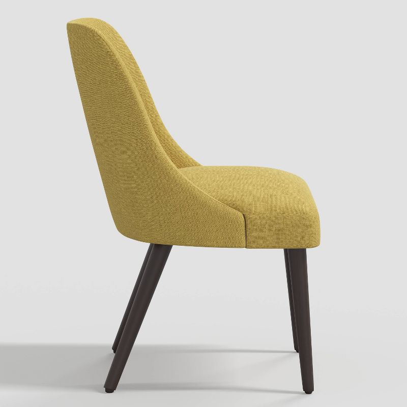 Geller Modern Dining Chair in Textured Linen Zuma - Threshold™, 4 of 9