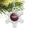 Texas State Alumni Metal Snowflake Christmas Tree Holiday Ornament - 2 of 3