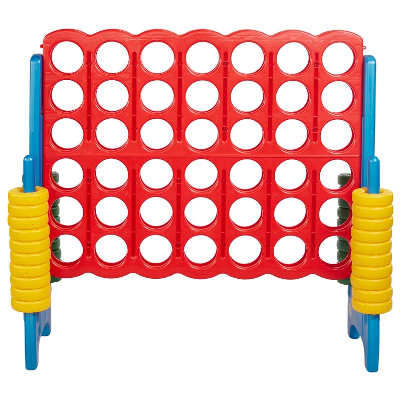 ECR4Kids Jumbo Four-To-Score Giant Game-Indoor/Outdoor 4-In-A-Row Connect, 4 of 17