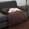 Trademark Global Petmaker Furniture Protector Dog and Cat Cover with Bolster - Brown - 35x35 - 2 of 4