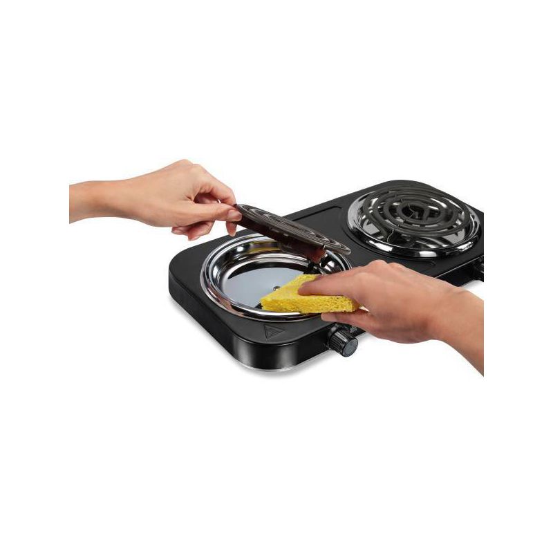 Proctor Silex Electric Double Burner Cooktop - 34115, 4 of 6