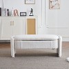NicBex Storage Bench Long-shaped Storage Ottoman Bench of Boucle Material for Bedroom and Entryway, White - 4 of 4