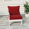 WestinTrends  Avalon Outdoor Patio HDPE Left Arm Facing Sectional Corner Club Chair with Patio Cushions - 2 of 4