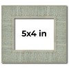 PosterPalooza | Photo Size Sculpted Blue Picture Frame - UV Acrylic, Foam Board Backing, Hanging Hardware - 2 of 4