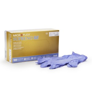 Nitrile SE Supreno Exam Glove Blue Textured Fingertips - 1 of 3