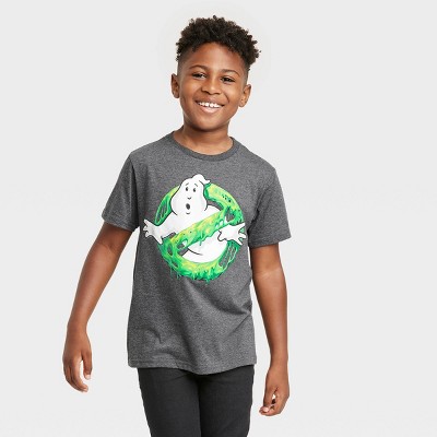 Boys' Ghostbusters Short Sleeve Graphic T-Shirt - Heather Gray