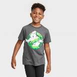 Boys' Ghostbusters Glow in the Dark Short Sleeve Graphic T-Shirt - Heather Gray
