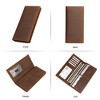 Men's Vintage Genuine Leather Long Wallet for Checkbook Credit Cards - 4 of 4