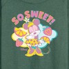 Women's - Disney - So Sweet Lightweight French Terry Wide Neck Long Sleeve Shirt - 2 of 4