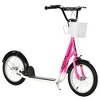 Whisen Kids’ Kick Scooter with Adjustable Height Handlebar, Non-Slip Footplate, Basket and Cupholder as Riding-on Toy Gift for 5+ Years Old - Pink - 4 of 4