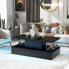 Acekool Modern Minimalist Coffee Table, 16-Color Ambient, RGB Modes, Easy Clean, Particle Board, Living Room Decor, Easy Assembly - 3 of 4