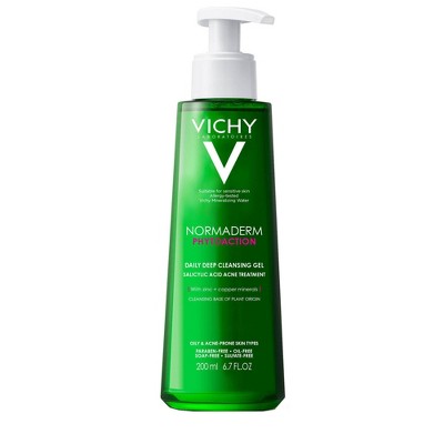 Vichy Normaderm PhytoAction Salicylic Acid Acne Treatment Face Wash for Normal to Oily Skin - 6.7 fl oz