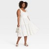 Women's Corset Midi A-Line Dress - Ava & Viv™ - 3 of 3