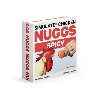 SIMULATE NUGGS Spicy Plant-Based Chicken Nuggets - Frozen - 10.4oz
