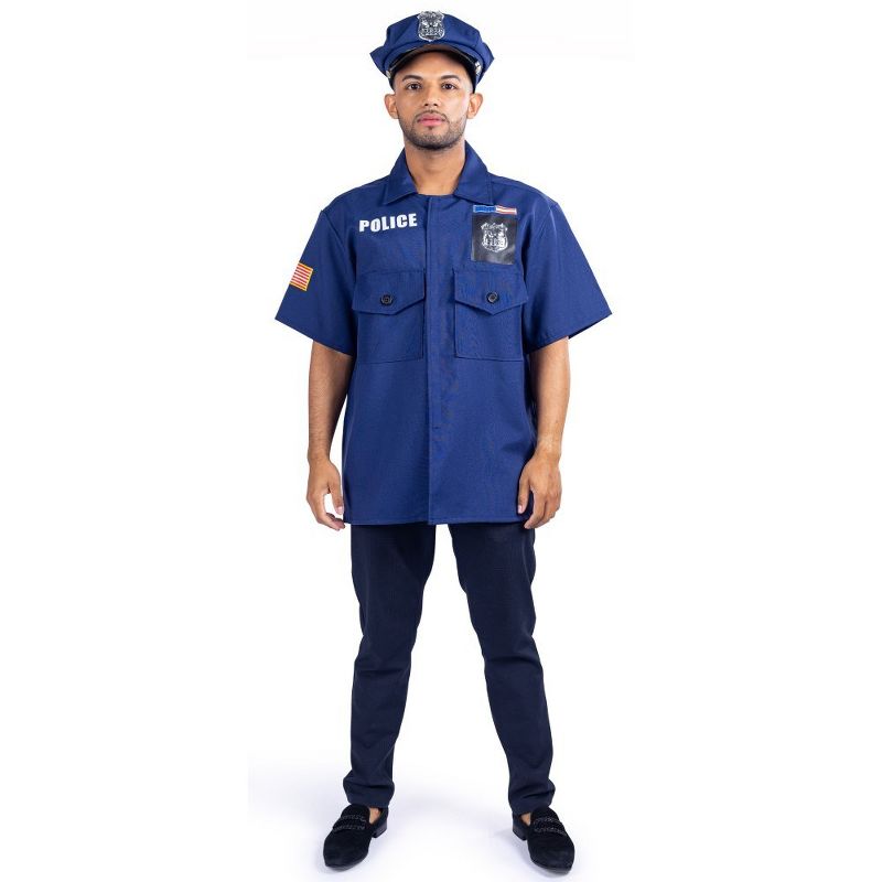 Dress Up America Police Officer Costume for Adults - One Size, 2 of 4