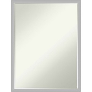 Amanti Art Hera Chrome Petite Bevel Bathroom Wall Mirror 25 x 19 in. - 1 of 4