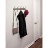 BirdRock Home Premium 5-Hook Coat and Hat Rack - Brushed Nickel Finish - 2 of 3