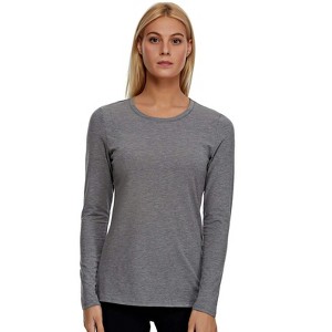 Felina | Long Sleeve Crew Neck Shirt | Cotton & Modal - 1 of 4