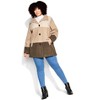 Avenue Women's Plus Size Color Block Stripe Jacket - 4 of 4