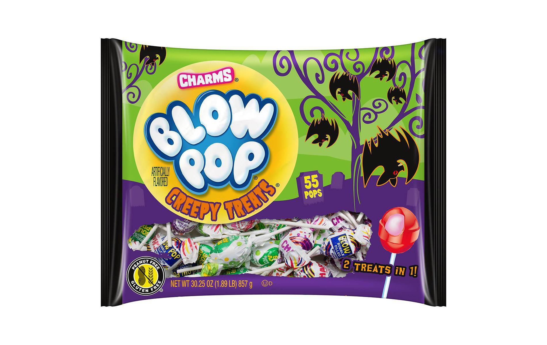 Blow Pop Halloween Assorted Lollipops - 30.25oz/55ct