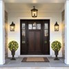 2pcs Artificial Boxwood Topiary Ball, 16" Faux Plant Topiary Ball with Lights, Front Door Plants with Light Base for Balcony, Backyard Home Decor - 4 of 4