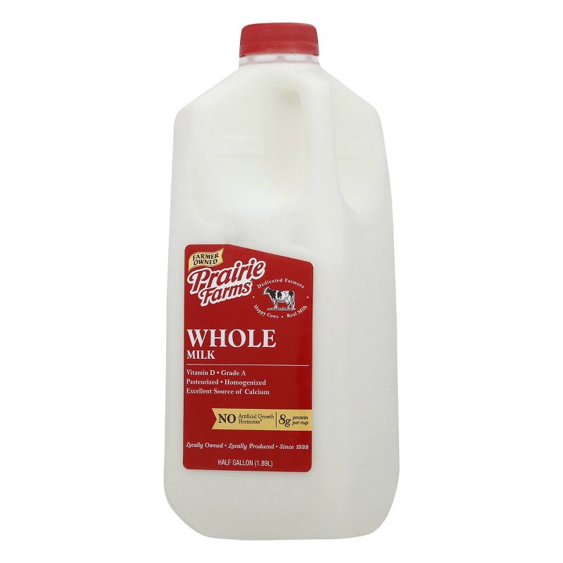 Prairie Farms Vitamin D Whole Milk - 0.5gal, 3 of 4