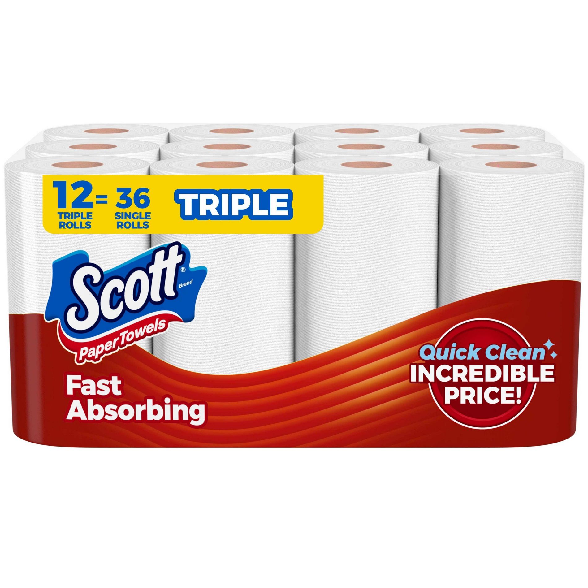 Scott Paper Towel - 12 Triple Rolls