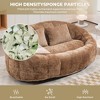 Sapphtopaz Bean Bag Chair with High Density Foam, Lazy Loveseat with 2 Pillows, Bean Bag Chairs for Adults and Kids, Couches for Living Room - 2 of 4