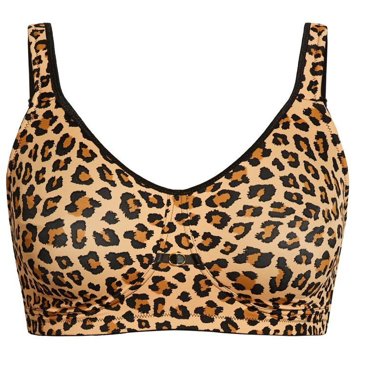 Women's Plus Size Fashion Soft Caress Bra - leopard | AVENUE, 3 of 4