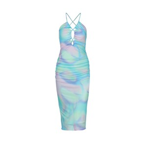 Women's Mermaidcore Tie Back Bodycon Dress - 1 of 2