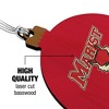 Marist College Red Fox Logo Wood Christmas Tree Holiday Ornament - 3 of 4