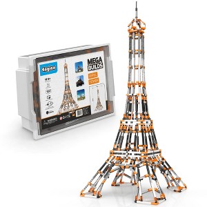 Engino: Mega Builds: Eiffel Tower - 1025pc Brick Building Set, 4.5' Tall Iconic - 1 of 4