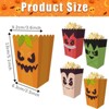 Hachikiko 12 PCS Halloween Popcorn Boxes - Pumpkin Vampire Frankenstein Devil Boxes, Party Favor Snack Containers, Halloween Party Supplies - 4 of 4