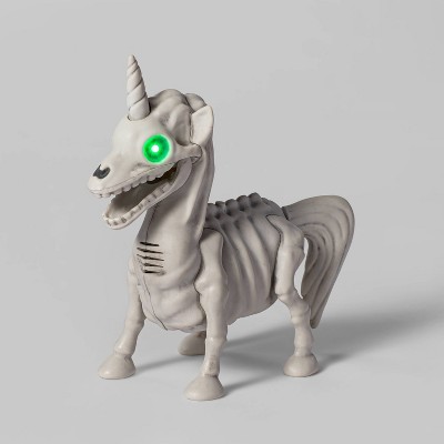 Animated Light and Sound Unicorn Skeleton Halloween Decorative Prop - Hyde & EEK! Boutique™