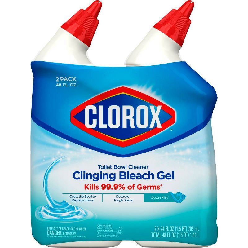 Clorox Ocean Mist Toilet Bowl Cleaner Clinging Bleach Gel , 3 of 15