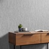 Grasscloth Texture Grey Plain Paste the Wall Wallpaper - 2 of 4