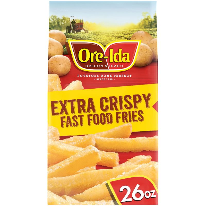 Ore-Ida Gluten Free Frozen Extra Crispy Fast Food Fries - 26oz, 1 of 12