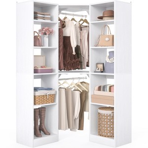 Besiost Corner Closet System with 12 Shelves - 1 of 4
