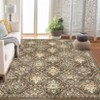 Modern Area Rug Elegant Floral Durable Stain-Resistant Fabric Washable Waterproof Perfect Rug for Living Room Bedroom - 4 of 4